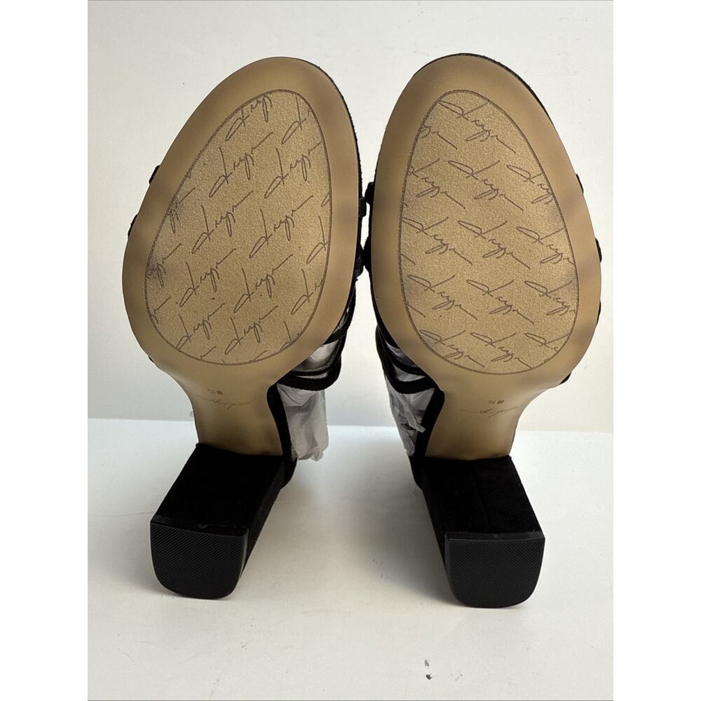 Daya by Zendaya Womens Sandal Shoes Black Heels Shoes 8.5 Medium Suede‎ NWB - Picture 6 of 8